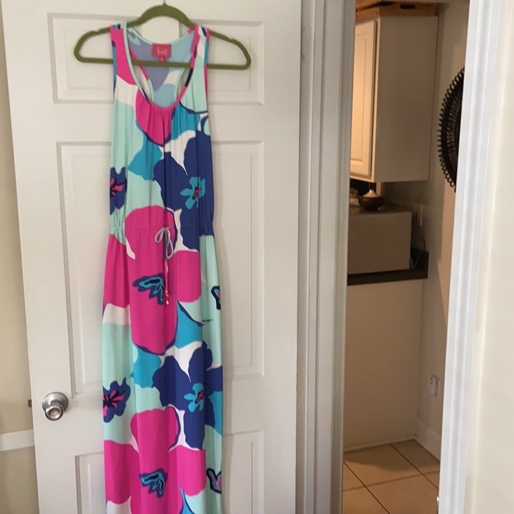 Britt poppy floral maxi dress - Picture 2 of 8